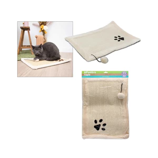 PET´S FAMILY Alfombra rascadora para gatos PET'S FAMILY 54 x 34 x 2 cm. - 1 ud - Imagen del producto en Findit