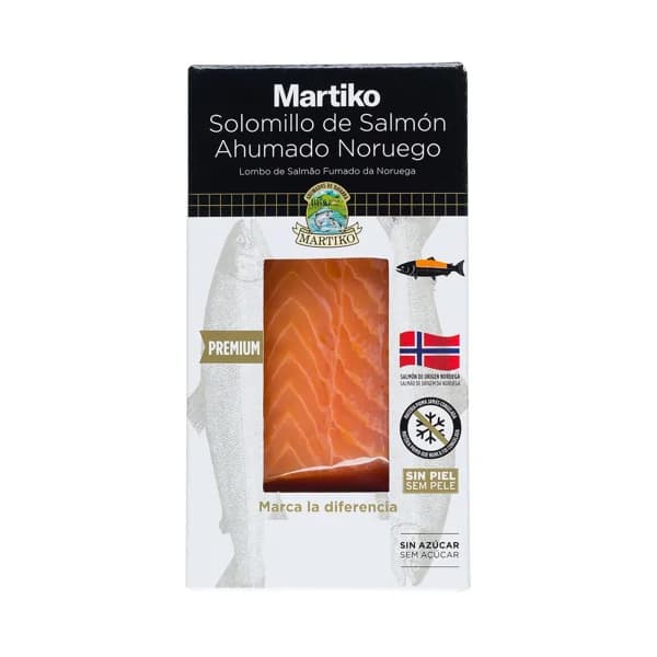 MARTIKO Solomillo de salmón ahumado Noruego MARTILO 150 g. - 0.15 kg - Imagen del producto en Findit