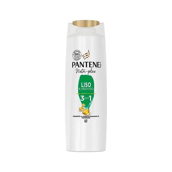 PANTENE Champú 3 en 1 para un cabello sueve y liso PANTENE 600 ml. - 0.6 l - Imagen del producto en Findit
