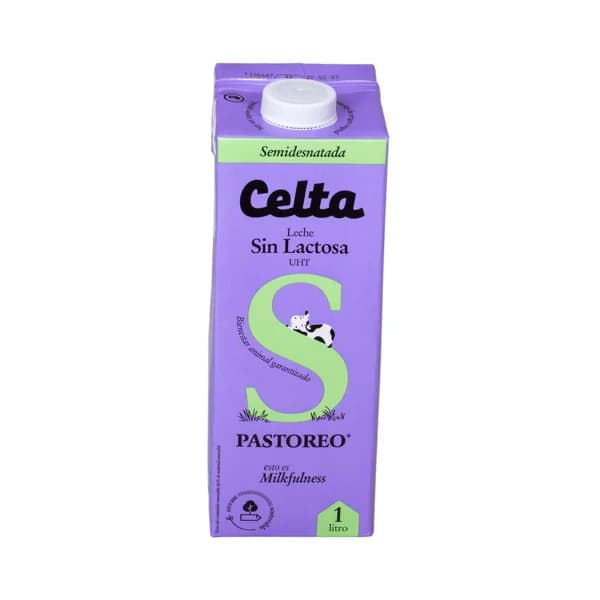 CELTA Leche semidesnatada de vaca, sin lactosa Pastoreo 1l. - 1 l - Imagen del producto en Findit