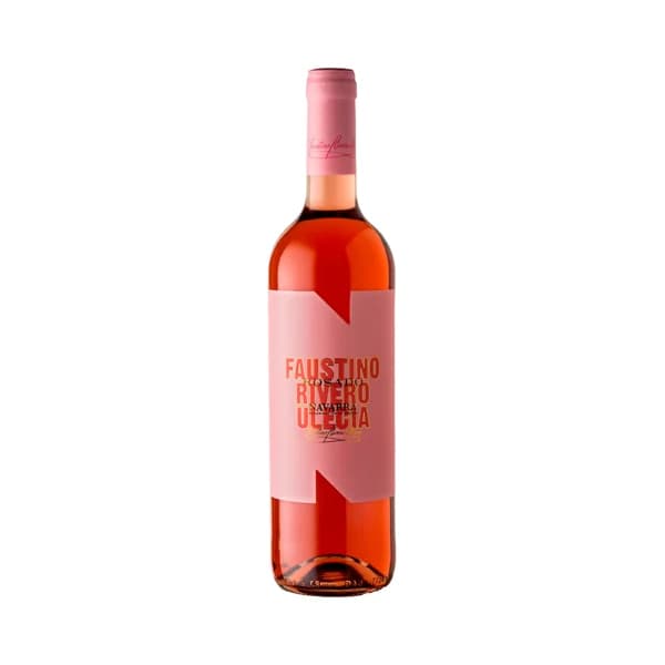 FAUSTINO RIVERO ULECIA  Vino rosado con D.O. Navarra FAUSTINO RIVERO ULECIA botella de 75 cl. - 1 ud - Imagen del producto en Findit