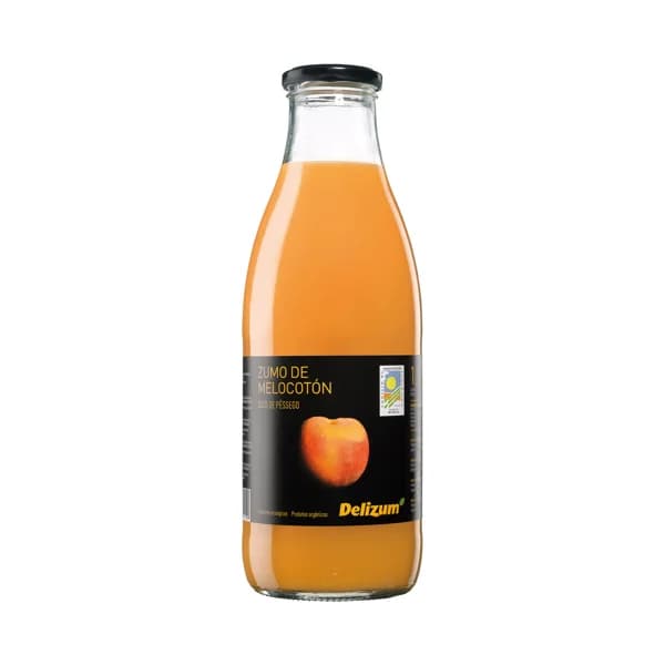 DELIZUM Zumo de melocotón ecológico bote 1 l. - 1 l - Imagen del producto en Findit