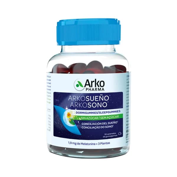 ARKOPHARMA Arkosueño Caramelos de goma sin azúcar que ayudan a conciliar y tener un sueño de calidad 30 uds. - 1 ud - Imagen del producto en Findit