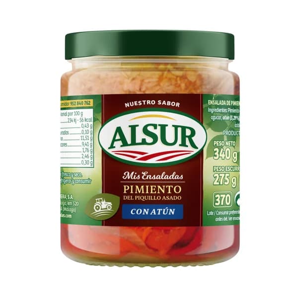 ALSUR Ensalada de atún con pimientos ALTUR 275 gr. - 0.28 kg - Imagen del producto en Findit