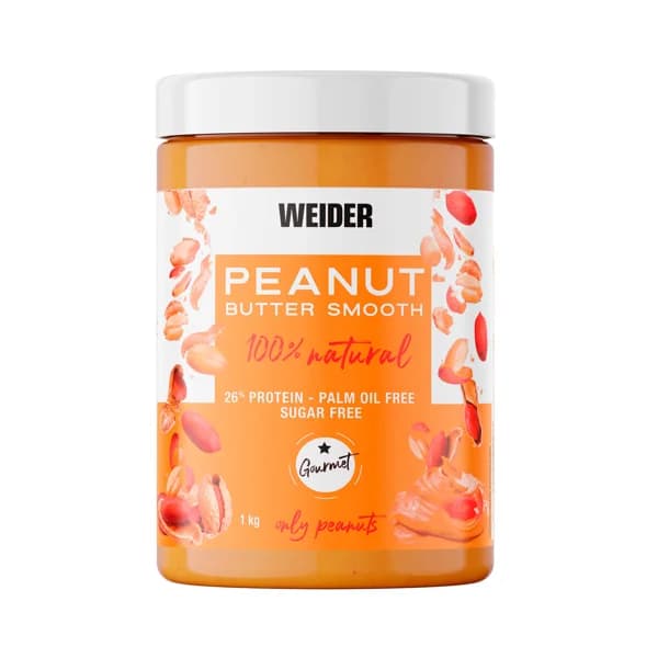 WEIDER Crema de cacahuete suave 26% proteína WEIDER 1 kg. - 1 kg - Imagen del producto en Findit