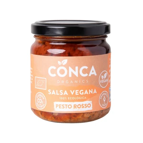 CONCA Salsa pesto rosso, vegana CONCA ORGANICS 185 g. - 0.19 kg - Imagen del producto en Findit