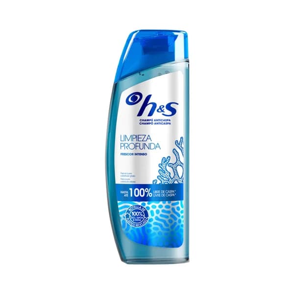 H&S Champú anticaspa con frescor intenso, para cuero cabelludo graso H&S Limpieza profunda 300 ml. - 0.3 l - Imagen del producto en Findit