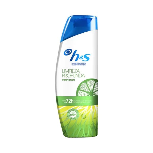 H&S Champú anticaspa (hasta 72 horas) purificante H&S Limpieza profunda 300 ml. - 0.3 l - Imagen del producto en Findit