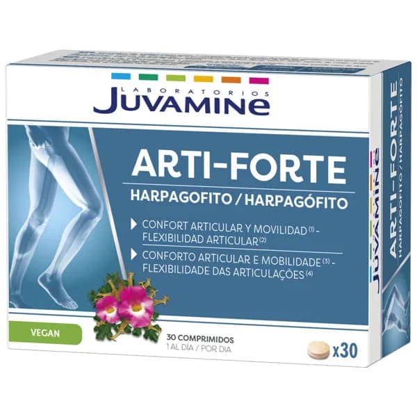 JUVAMINE Complemento alimenticio para fortalecer las articulaciones JUVAMINE Arti-Forte 30 comprimidos. - 1 ud - Imagen del producto en Findit