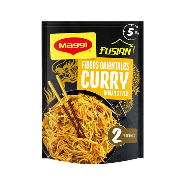 MAGGI Fideos orientales (noodles) sabor curry 118 g. - 0.12 kg - Imagen del producto en Findit