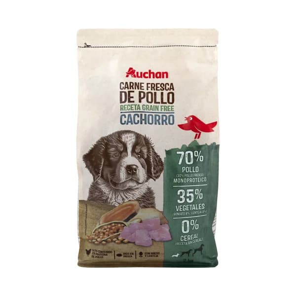 PRODUCTO ALCAMPO Grain free Alimento completo para cachorros a base de pollo 2 kg. - 2 kg - Imagen del producto en Findit