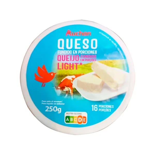 AUCHAN Queso en porciones light 16 uds. 250 g. Producto Alcampo - 0.25 kg - Imagen del producto en Findit