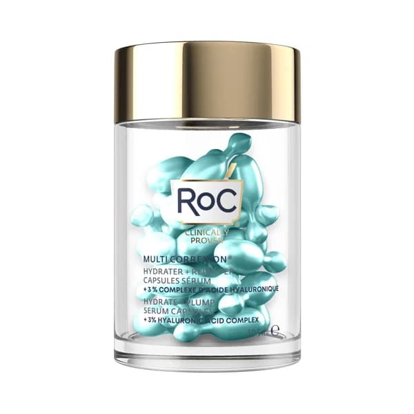 ROC Cápsulas biodegradables de sérum con ácido Hialurónico y acción hidratante ROC Hidrate + plump 30 uds. - 1 ud - Imagen del producto en Findit