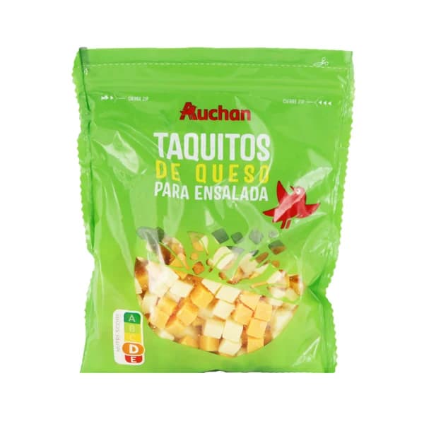 AUCHAN Queso para ensalada fresco en tacos 200 g. Producto Alcampo - 0.2 kg - Imagen del producto en Findit