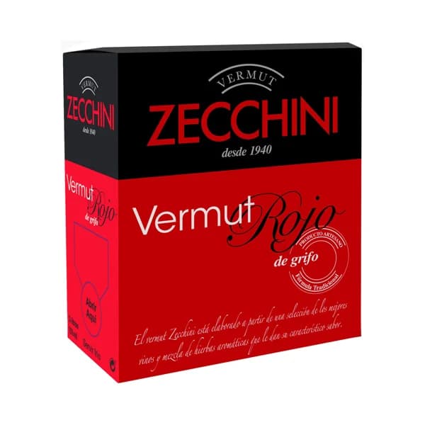 ZECCHINI Vermut rojo artesano de grifo ZECCHINI Bag in box 3 l. - 3 l - Imagen del producto en Findit