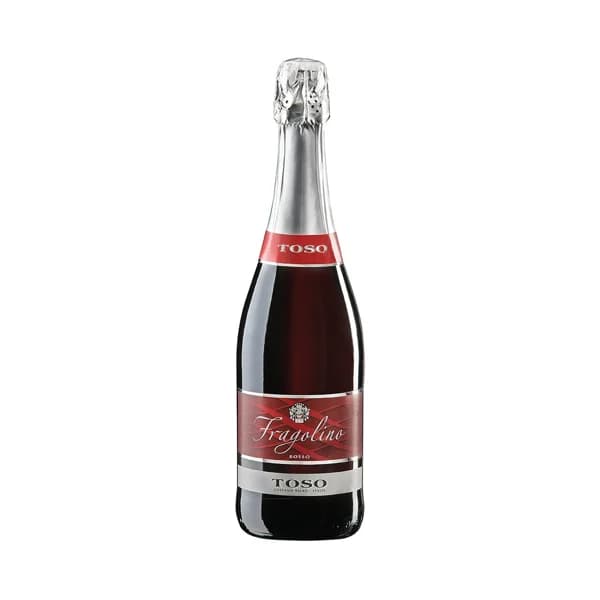 TOSO Vino tinto fragolino (espumoso aromatizado), elaborado en Italia botella 75 cl. - 1 ud - Imagen del producto en Findit