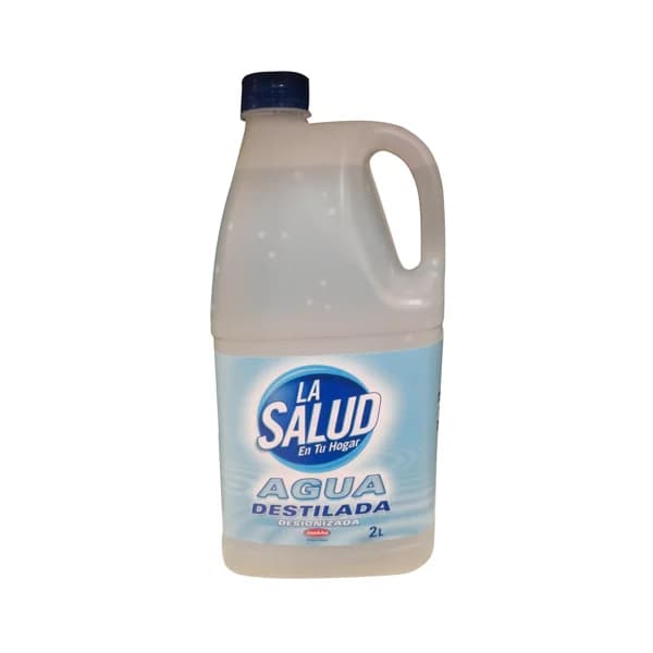 Agua destilada o desionizada, 2 litros, LA SALUD. - 2 l - Imagen del producto en Findit