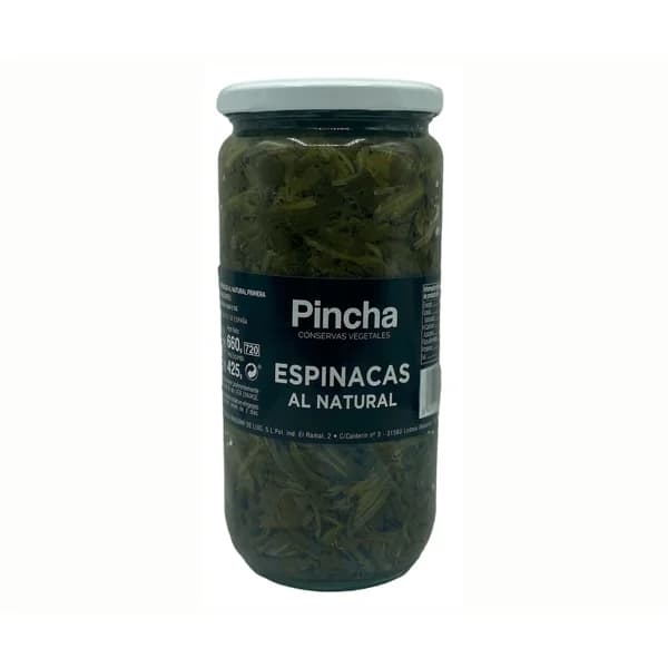 PINCHA Espinacas al natural 425 g. - 0.43 kg - Imagen del producto en Findit