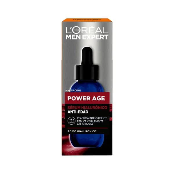 L´OREAL Sérum anti-edad para hombres con ácido Hialuróncio L´OREÁL Men expert power age 30 ml. - 1 ud - Imagen del producto en Findit