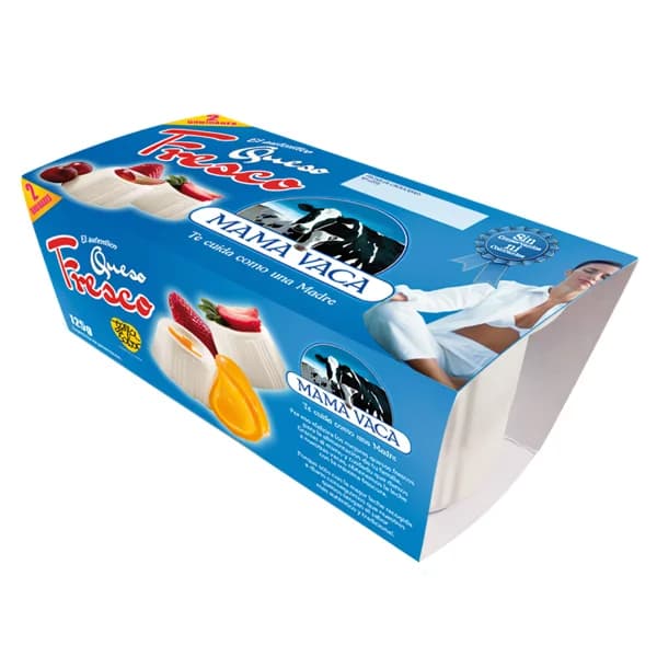MAMÁ VACA Queso fresco 2x62.5 g. - 0.13 kg - Imagen del producto en Findit