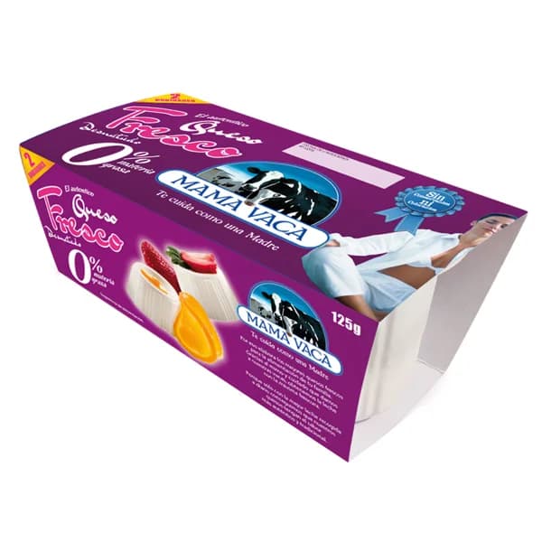 MAMÁ VACA Queso fresco 2x62.5 g. 0% - 0.13 kg - Imagen del producto en Findit