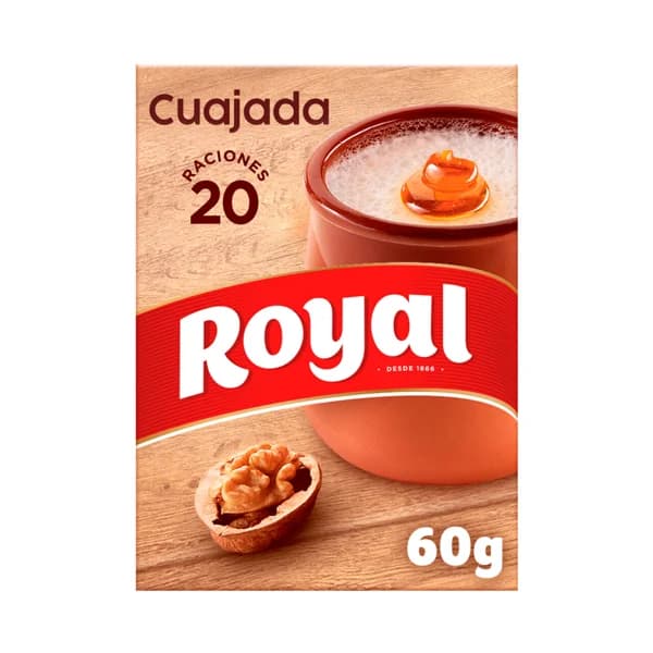 ROYAL Cuajada azucarada, postre en polvo ROYAL 60 g. - 0.06 kg - Imagen del producto en Findit