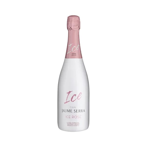 JAUME SERRA Cava rosado con denominación de origen Cava y elaborado siguiendo el método tradicional JAUME SERRA Ice rosé botella de 75 cl. - 1 ud - Imagen del producto en Findit