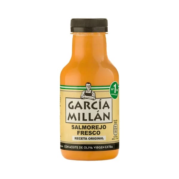 GARCÍA MILLÁN Salmorejo fresco no pasteurizado, con aceite de oliva virgen extra 330 ml. - 0.33 l - Imagen del producto en Findit