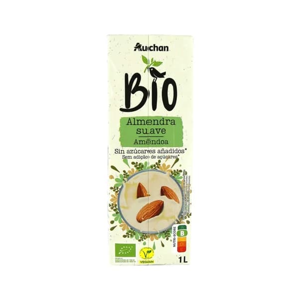 ALCAMPO ECOLÓGICO Bebida de almendras ecológica sabor suave 1 l. - 1 l - Imagen del producto en Findit