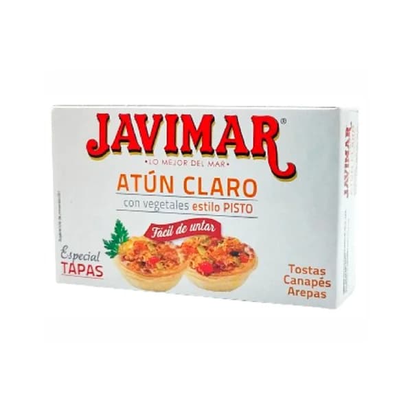 JAVIMAR Atún claro estilo pisto con vegetales 72 g. - 0.07 kg - Imagen del producto en Findit