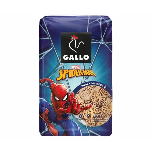 GALLO Pasta marvel spiderman 300 g. - 0.3 kg - Imagen del producto en Findit
