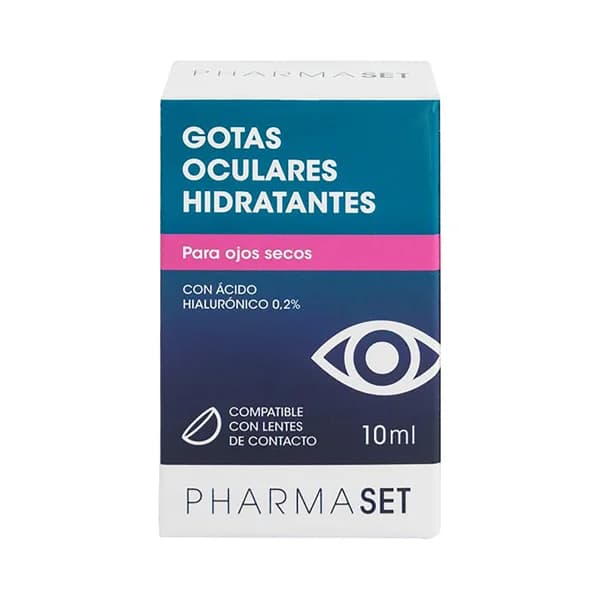 PHARMASET Gotas oculates con acción hidratante, especiales para ojos secos PHARMASET 10 ml. - 1 ud - Imagen del producto en Findit