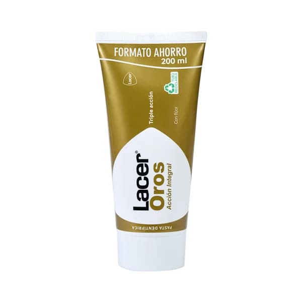 LACER Pasta de dientes con flúor y triple acción LACER Oros 200 ml. - 0.2 l - Imagen del producto en Findit