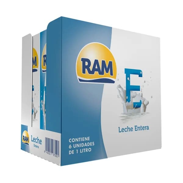 RAM Leche entera de vaca 6x1 l. - 6 l - Imagen del producto en Findit