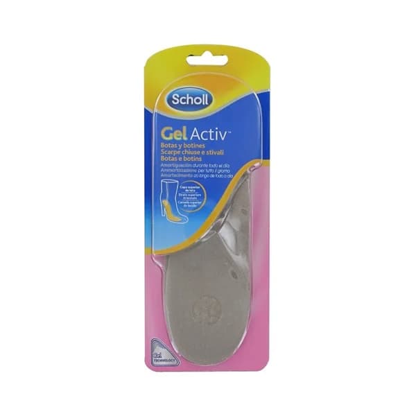 SCHOLL Gel activ Plantillas para amortiguación todo el día para botas y botines 2 uds. - 1 ud - Imagen del producto en Findit