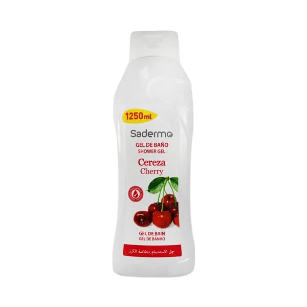 SADERMO Gel para baño o ducha con aroma a cereza 1250 ml. - 1.25 l - Imagen del producto en Findit