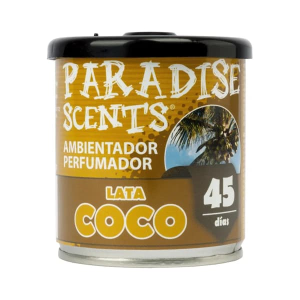 Ambientador coche en gel con aroma coco, PARADISE SCENTS - 0.1 kg - Imagen del producto en Findit