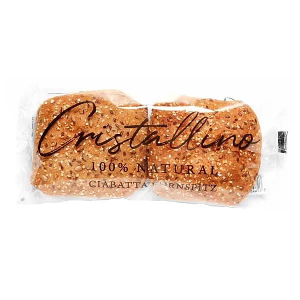 Pan Cristallino Ciabatta Kornspitz, 2 unds. - 0.2 kg - Imagen del producto en Findit