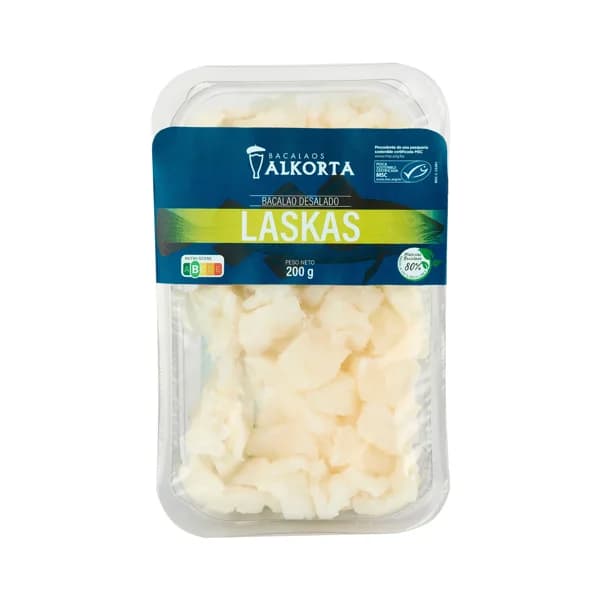 ALKORTA Laskas de bacalao desalado ALKORTA 250 g. - 0.25 kg - Imagen del producto en Findit