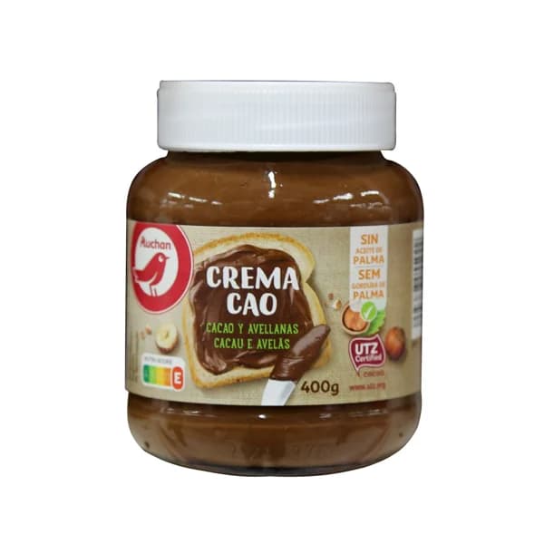 PRODUCTO ALCAMPO Crema de avellanas con cacao bote de 400 g. - 0.4 kg - Imagen del producto en Findit