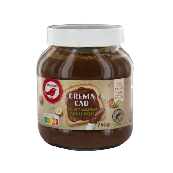 PRODUCTO ALCAMPO Crema de avellanas con cacao bote de 750 g. - 0.75 kg - Imagen del producto en Findit