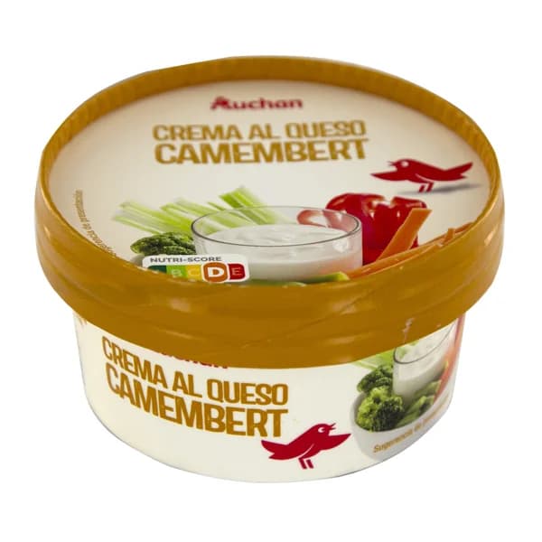 AUCHAN Crema al queso Camembert, ideal para untar 125 g. Producto Alcampo - 0.13 kg - Imagen del producto en Findit