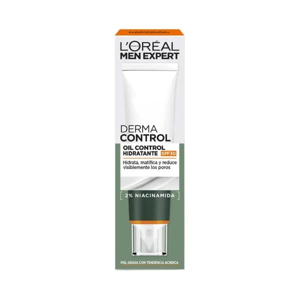 L´ORÉAL PARIS Men expert derma control Crema facial hidratante con FPS 30 40 ml. - 1 ud - Imagen del producto en Findit