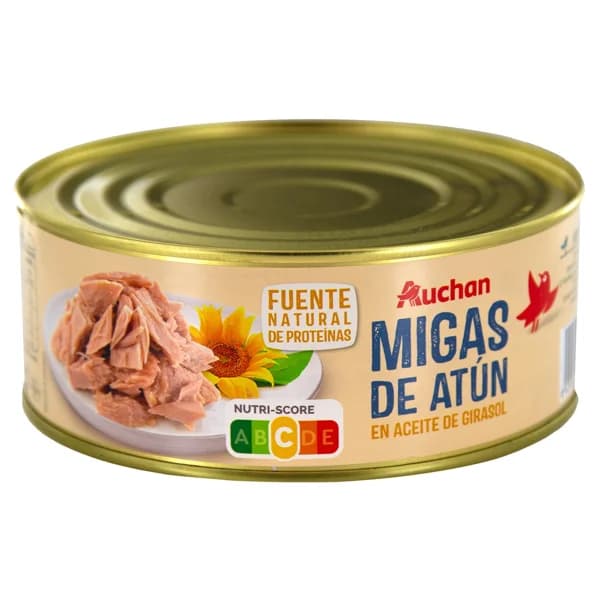 PRODUCTO ALCAMPO Atún migas, en aceite de girasol 650 g. - 0.65 kg - Imagen del producto en Findit