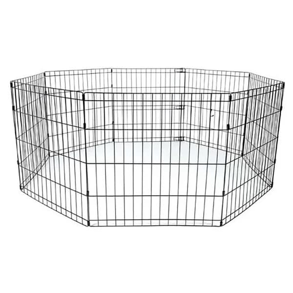 RIBECAN Parque para perros de 8 paneles RIBECAN Talla M. - 1 ud - Imagen del producto en Findit