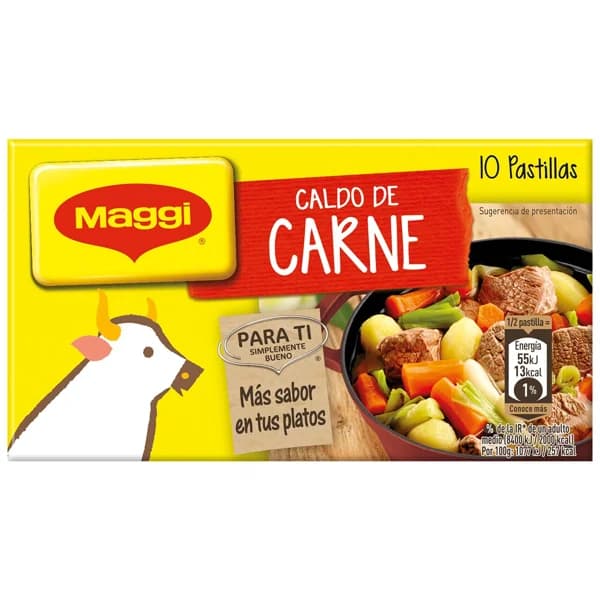 MAGGI Caldo de carne 10 ud. 110 g. - 0.08 kg - Imagen del producto en Findit