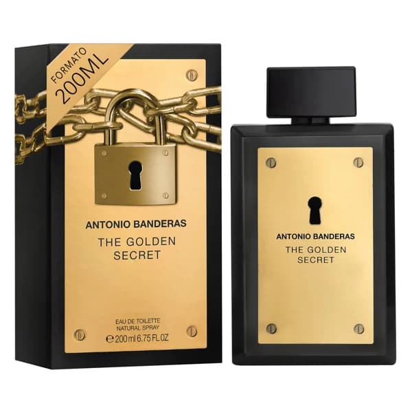 ANTONIO BANDERAS Eau de toilette para hombre con vaporizador en spray ANTONIO BANDERAS The golden secret 200 ml. - 0.2 l - Imagen del producto en Findit