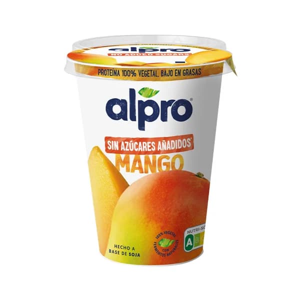 ALPRO Especialidad de soja vegetal con fermentos del yogur y trocitos de mango 400 g. - 0.4 kg - Imagen del producto en Findit