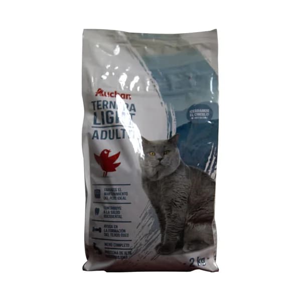 PRODUCTO ALCAMPO Alimento completo light para gatos adultos a base de ternera 2 kg. - 2 kg - Imagen del producto en Findit