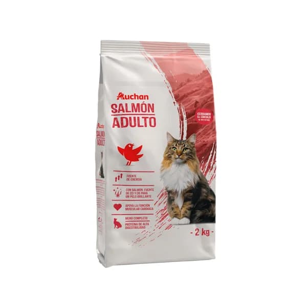 PRODUCTO ALCAMPO Alimento completo para gatos adultos a base de salmón 2 kg. - 2 kg - Imagen del producto en Findit